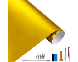 100 cm x 300 cm goud geborstelde roestvrijstalen metallic vinylfolie matte chroom auto-wrapfolie stickerfolie op rol voor motor, laptop, meubels