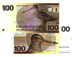 100 gulden 1977 Snip