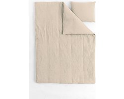 100% Katoen - Dekbedovertrekset - Zand - Zydante Swisstech - 200X200/220 + 2*60x70cm