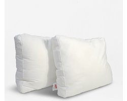 100% Katoen - Kussen - Wit - Zydante Swisstech - 50x60x10