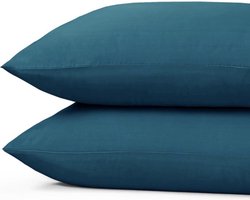 100%  Katoen - Kussenslopen - Set van 2 - 60x70 cm - Groen