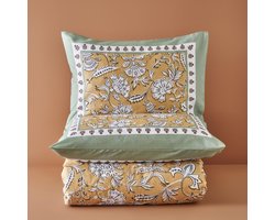 100% Katoen Satijn Indian Dubbel Dekbedovertrek Set