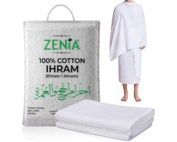 100% Katoenen Ihram Handdoek voor Hajj en Umrah - Lichtgewicht, Duurzaam en Hygiënisch