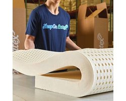 100% Natuurlijk Latex Matras Topper - 2 Inch - Twin XL - GOLS Gecertificeerd