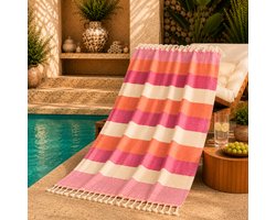 100% Natuurlijke Katoenen Colorloop Peshtemal Badhanddoek Turkse Handdoek Hammam Strandlaken