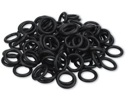 100 O-ringen nitril rubber 13x2,4 mm voor afdichting in keuken en badkamer