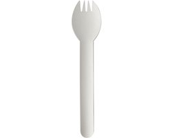 100 Sporks, papier pure 15,1 cm wit
