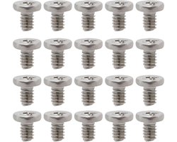 100 Stks M2x3mm Roestvrij Machine Schroeven Platte Kop Phillips Inbouw Schroeven voor Laptop TV Fan Speelgoed Meubels
