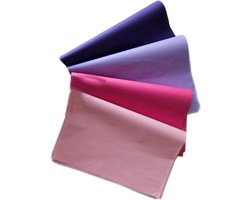 100 stuks knutsel papier gekleurd hobby creatief kinderen knutselpakket roze Vloeipapier knutselen meisjes