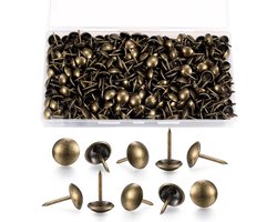100 stuks meubelspijkers-Decoratieve meubels nagels- vintage decoratieve spijkers voor stoelen- Meubels Nagels voor Sofa Decoratie - Kurk Vaste Lederen-Decoratie en bevestiging voor meubels-voor sofa, stoel en bed