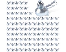 100 stuks vervangende planksteunpennen, zinklegering boekenplankpennen voor planken, kastplanken, boekenplankpennen, ondersteuningshouders, pen voor IKEA onderdeel 131372 Billy boekenkast