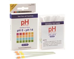 100 Vellen pH Testpapier voor Urine, Zwembaden en Wateranalyse - pH Bereik van 0 tot 14, Ideaal voor Waterkwaliteit en Chemische Tests