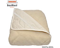 100% Wollen Onderdeken Texels Comfort – 140x200 Wollen Onderdeken – Wollen Topdek