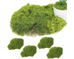 100g Artificial Moss for Decoration - Kunstmos voor Moss Art - Creatieve Ambachten & Wanddecoratie (Lichtgroen)
