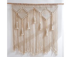 100x110cm grote wandkleden decor,Grote geweven wandtapijten Macrame ophangingen decoratie - Boho Tapestry Bruiloft Achtergrond Inwijdingsfeest Cadeau voor Slaapkamer Woonkamer