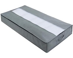 100x50x15cm - Stofdichte opbergtas - Quilt opbergtas - Opvouwbare opbergtas - Geschikt voor het opbergen van kleding Quilt deken beddengoed Quilt - Grijs