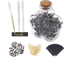 101 Pcs Briefcapsules met Wensfles en 3 Pennen, Transparante Berichtencapsules voor Liefdevolle Boodschappen en Creatieve Geschenken voor Vrienden en Familie