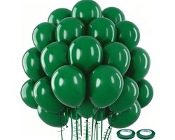 102Pcs Dark Balloon Bouquet,12 Inch Forest Balloons Emerald Balloon