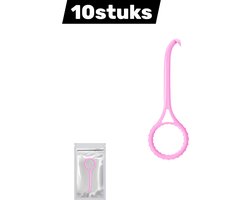10stuks - Invisalign Alignment Remover - Draagbare tool - Voor Invisalign en nachtelijke uitlijningen - Hygiënisch verpakt - Individueel verpakt - Roze