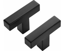 10stuks - Keukenkast Knoppen Zwart - kastknoppen - laden knoppen - meubelknoppen - Keuken Kast Handvatten - Keuken - voor Meubels Keuken Deurkast