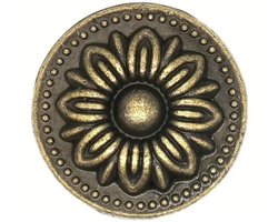 10X Kastknoppen Orleans Brons - Kastknop - Meubelknop - Klassiek - deurknoppen voor kasten - Meubelbeslag - deurknopjes - Klassiek knoppen - Bronze knoppen