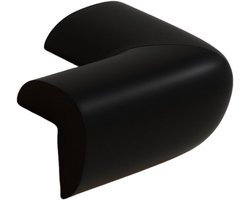 12 Baby Protectors - Zelfklevende Foam Veiligheidsmat - voor Bureau Hoeken, meubels, kantoren en planken - Kinderhoofdbescherming - Zwart