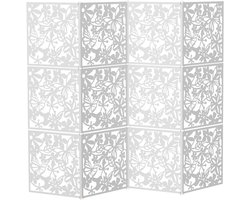 12-delige scheidingswand, ruimteverdeler, 40 x 40 cm, scheidingswand, inkijkbescherming, van polypropyleen, hangend met licht- en schaduweffect, opstelbaar, voor woonkamer, slaapkamer, hal, mode