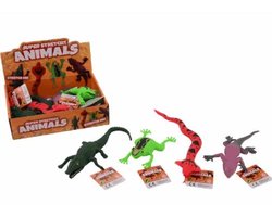 12 reptielen rekken in display 26113
