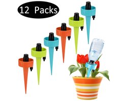 12 stuks druppelfles - voor kamerplanten - bewateringsset voor kamerplanten - automatische bewateringsfles - bewateringssysteem met druppelfles