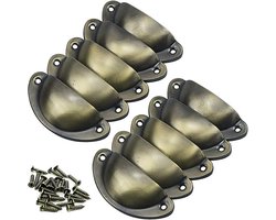 12 stuks - Ladekastgreep - meubelgrepen - kastgreep - Hartafstand 65mm - geborstelde bronzen - ijzer - voor decoratie van meubilair