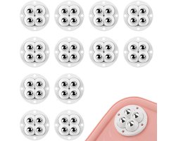12 Stuks Meubelwielen - Transportwielen - Zwenkwielen - Meubels Verschuiven - Meubelrollen - Verschuiven Van Meubels - 360 ​​Graden Draaibaar - Voor Onder Meubels En Opbergdozen - Veelgebruikt Binnen En Buiten, Karren, Werkbanken, Meubels, Planken