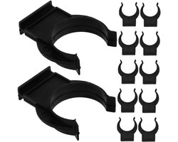 12 stuks— - Nivelleringsset voor kastpoten - Klemmen voor meubelpoten - Afstellers voor kastpoten - Ondersteuningspoten voor meubels - Voor thuis en op kantoor