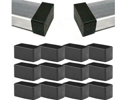12 Stuks Rubber Voeten Pads voor Meubels - Bescherming voor Houten Vloeren, Tafel- en Stoelpoot Beschermers (20x30mm)