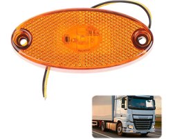12 V LED aanhanger zijmarkeringslicht duurzame positielamp voor aanhangers, caravans, vrachtwagens, bedrijfsvoertuigen en tractoren