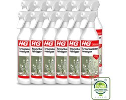 12 x HG - Kroonluchterreiniger - Streeploze Schoonmaak - 500 ml - Grootverpakking - Vaatwasstrips - Kroonluchter Reinigen - Koperen Reinigen - Messing Reinigen - Bronzen Reinigen - Vuil Verwijderen