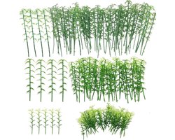 120 Stuks Bamboobomen in 3 Maten voor Modelbouw, Landschapsarchitectuur en Diorama's - Ideaal voor DIY Projecten en Spoorweglandschappen