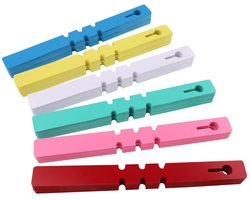 120 Stuks - Plantenlabels - 20*2 cm - 6 Kleuren - PVC-Plastic boomlabels - Hangende plantenlabels - Voor bloementuinen, Moestuinen, Kruidentuinen - Planten etiketten - Omwikkelbare verstelbare hanglabels - Steeketiketten tuin