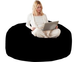 120 Zitzak, Zitzak, Bank voor Volwassenen, Zachte en Comfortabele Leesstoel, Geschikt voor Slaapkamers, Balkons en Andere Plaatsen