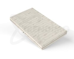 120x200 Organic Cotton Pure Topdek Deluxe Topper Koudschuim 120x200 - Hybride 7cm dik -Organic Cotton Topmatras Extra Ventilerend