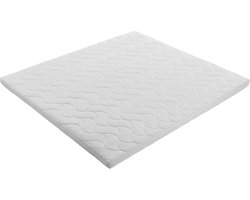 120x200 Topmatras - 9cm dik - Koudschuim Premium - Afritsbaar en wasbaar - Topper Topdek