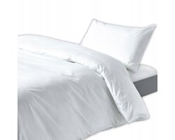 123Obrusy - Hotelbeddengoed - Wit - 160x200 - Katoen