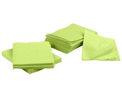 125 stuks - dental towels - lime