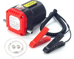 12v 60w Olieverversingspomp Extractor Met Overbelastingsbeveiliging, Verbeterde Motor Olie Extractie Diesel Vloeistof Pomp Extractor Spoelbak Overdracht Pomp, Elektrische Olie Pomp Met Slangen