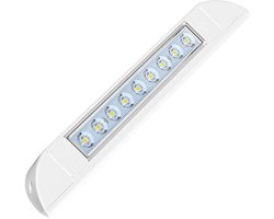 12V LED buitenverlichting - LED-stripverlichting - Camperluifelverlichting - Met schakelaar - 400 lumen - Aluminium behuizing – Geschikt voor auto's, bussen, campers, kofferbakken, caravans, keukens, badkamers, bars, vrachtwagens - 1 stuk