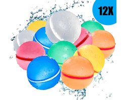 12x Herbruikbare Waterballonnen Waterspeelgoed - Zwembad Speelgoed - Waterballonnen Zelfsluitend