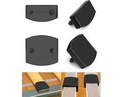 13 paar bedbodemdoppen - 26 einddoppen en 13 middensteunen, plastic vervanging voor latten van 5,3 cm - 5,5 cm (5,5 cm x 10 mm binnenmaat)