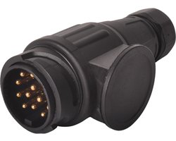 13 polige stekker - aanhanger verlichting aansluiten - schroefcontacten