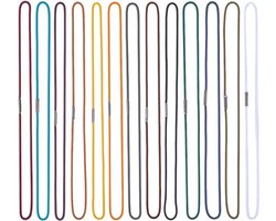 13 stuks elastische banden in 13 kleuren, nylon 12,7 inch Travelers Notebook verbindingsinzet/navulling, rek-sluiting lus, vintage veerband sprongriem accessoire voor scrapbook, journaal en planner