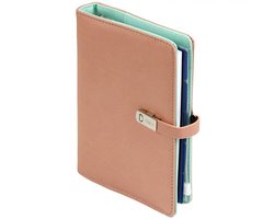 1311-72 Pocket Ringband Planner Pastel Roze Groen 1 week per 2 paginas 2026-2027-2028