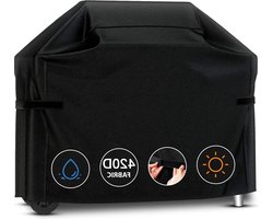 132x66x109cm 420D Heavy Duty Waterdichte Grote Barbecue Grill Cover voor Outdoor Gebruik - UV-bestendig en Scheurbestendig - Zwart